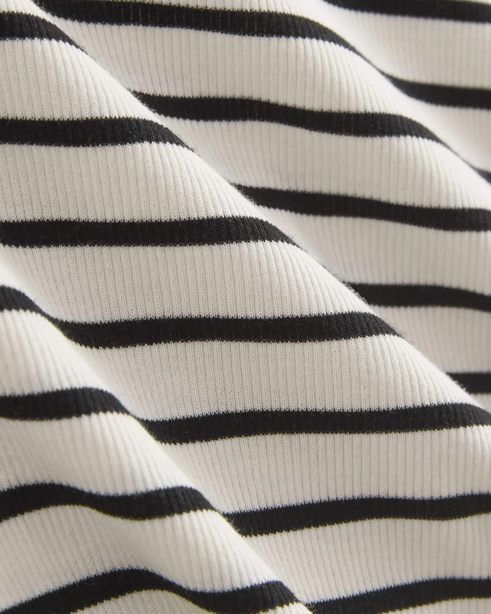 The Luxe Rib Funnel-Neck Tank | Bone / Black (5)