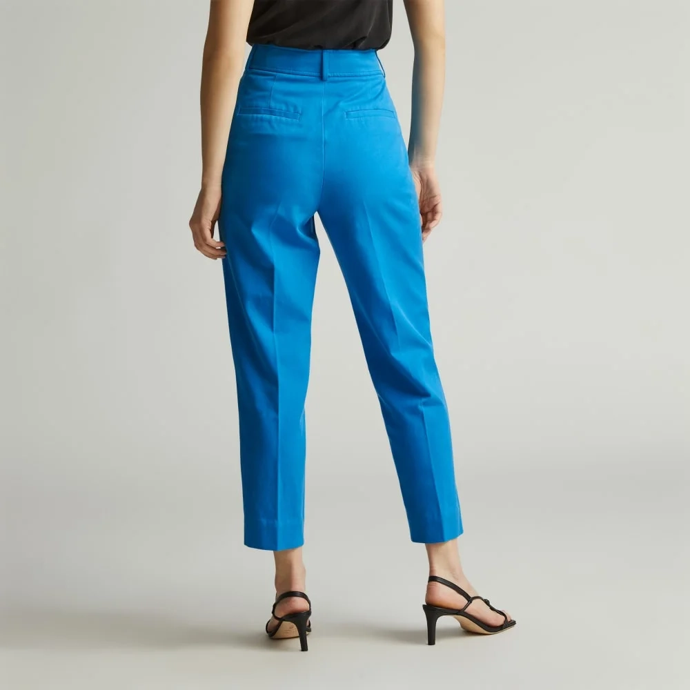 The Draper Tapered Pant in Buttersmooth | Brilliant Blue (5)