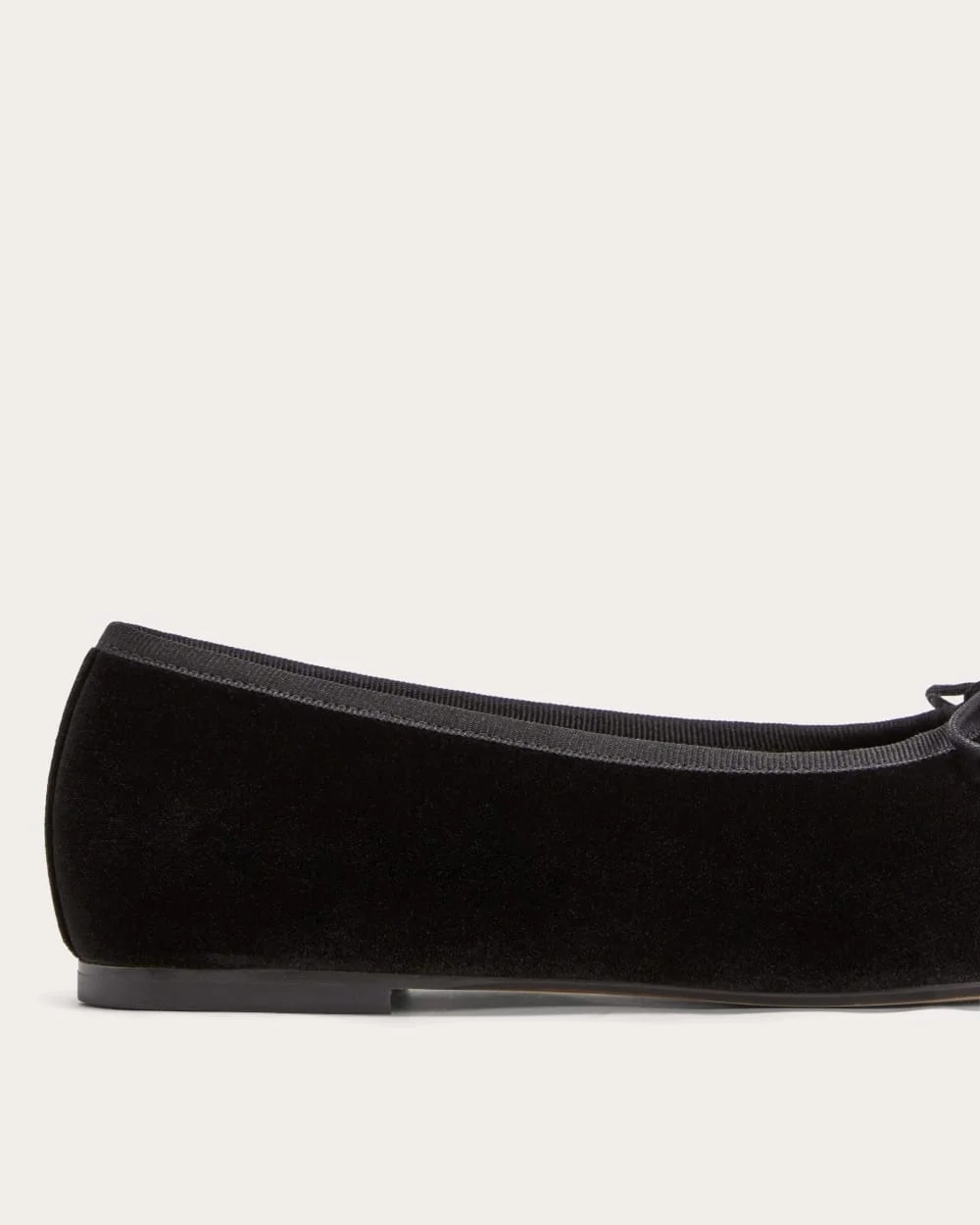 The Day Ballet Flat | Black Velvet (3)
