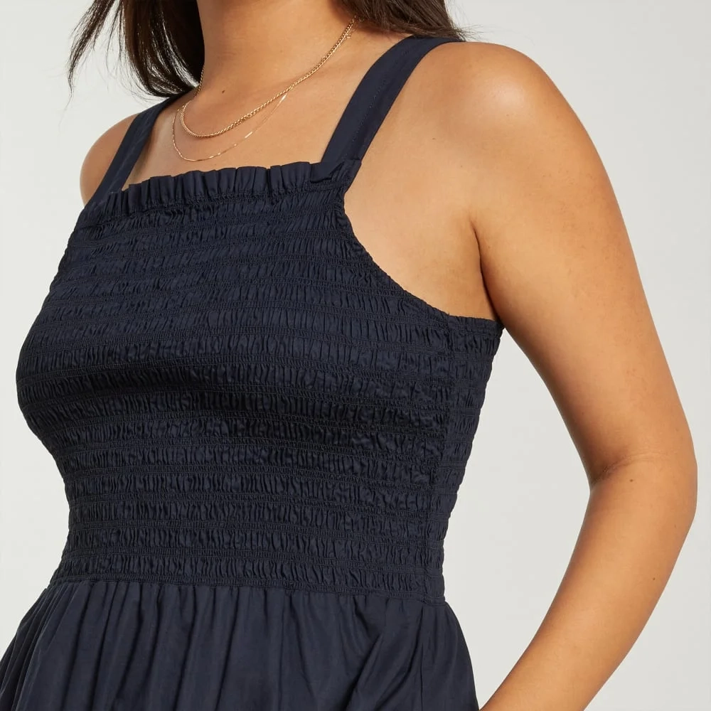 The Smock Dress | Deep Navy (3)