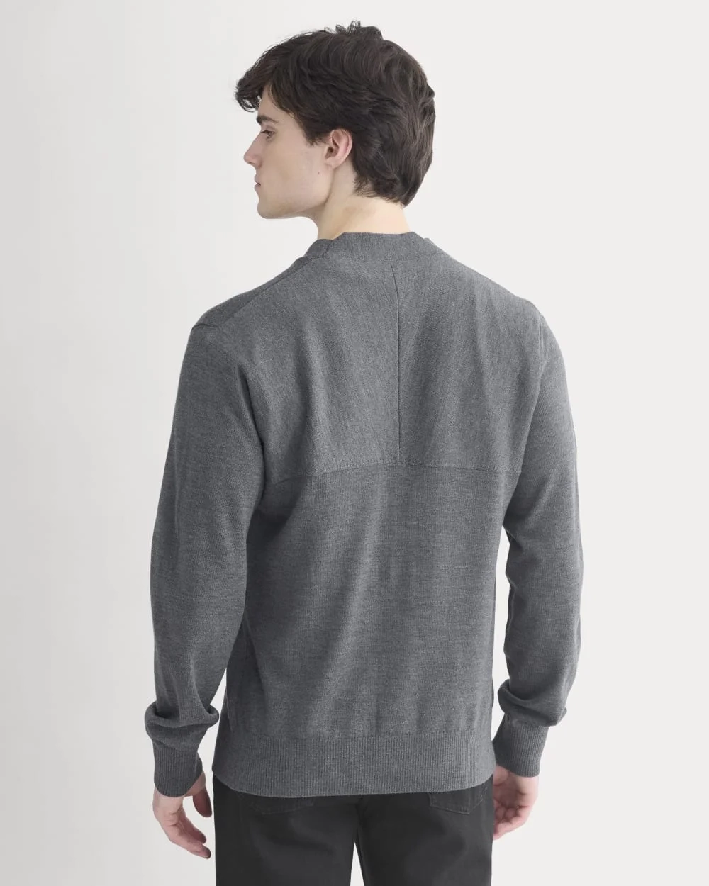 All-Year Cardigan | Heather Mid Charcoal (4)