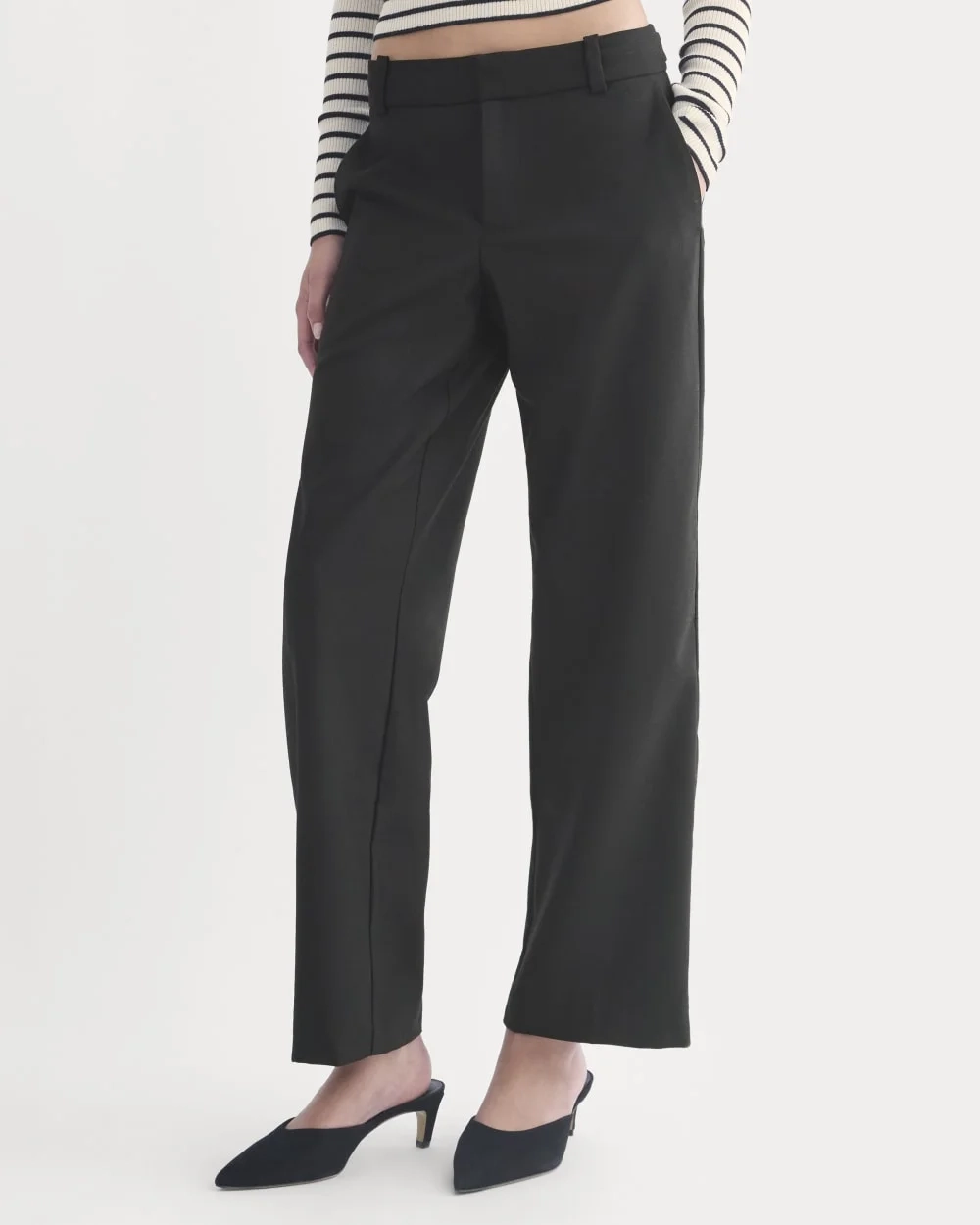 Straight-Leg Trouser in Tailor Twill | Black (3)