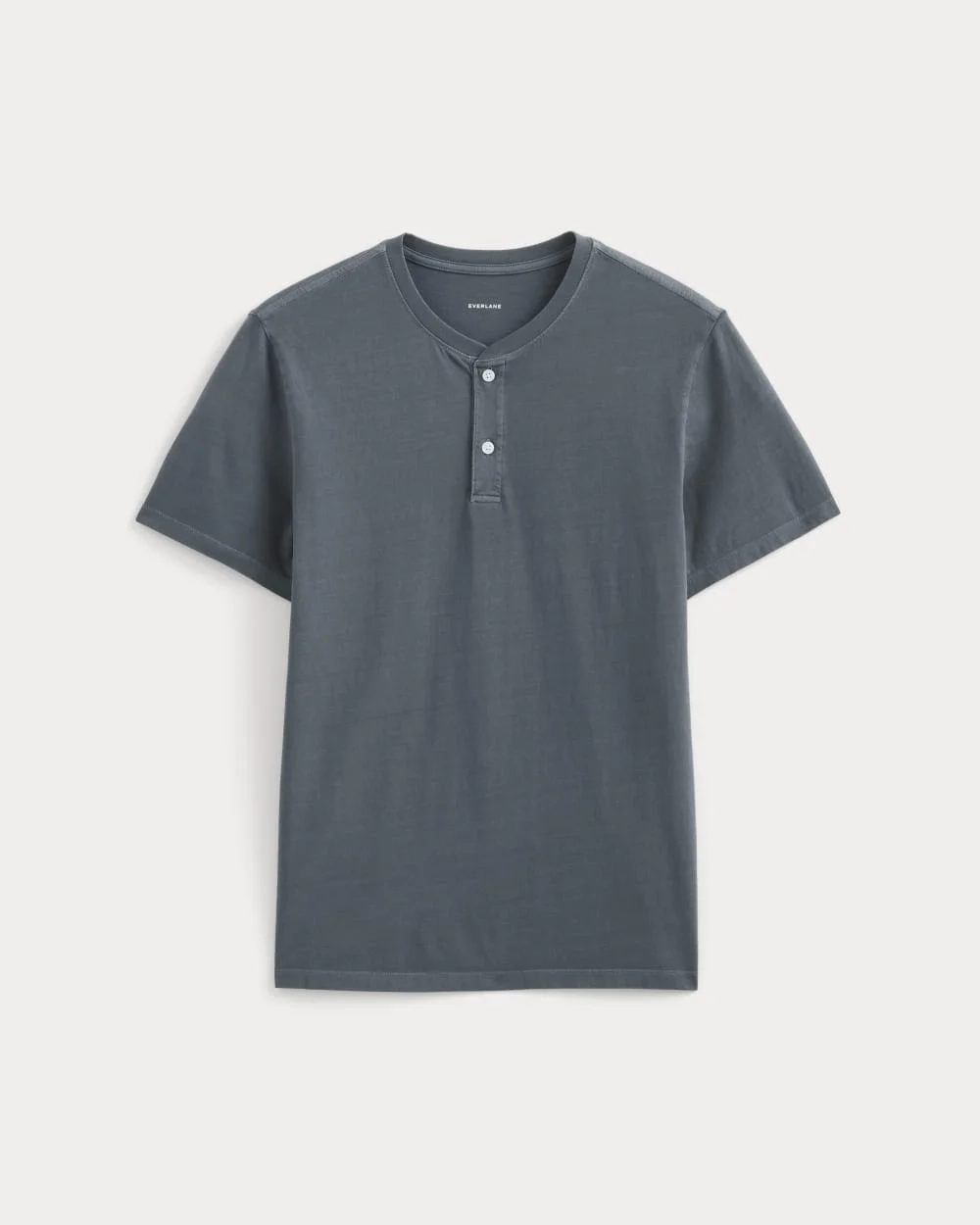 The Essential Organic Garment-Dyed Henley | Navy (5)