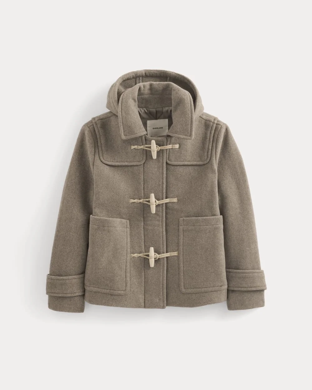 The ReWool Duffle Coat | Heather Taupe (4)
