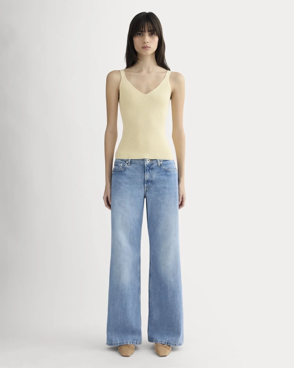 The Fine Knit Cami | Banana Crepe (4)
