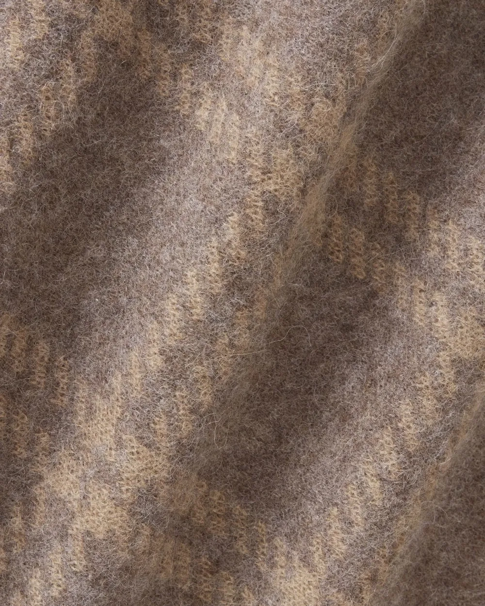 The Alpaca Patterned Scarf | Cocoa / Tiger's Eye (4)
