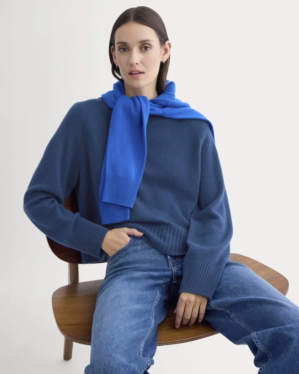 The Boxy Crew in Cashmere | Deep Lazuli Blue (7)