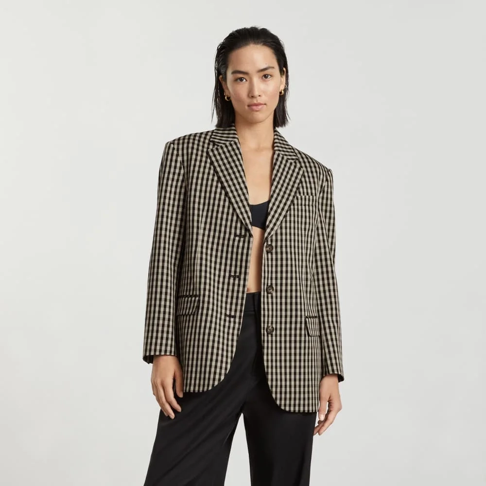 The ’80s Blazer | Khaki / Black (5)