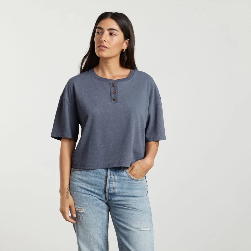 The Vintage Henley Hemp Tee | Atlantic (3)