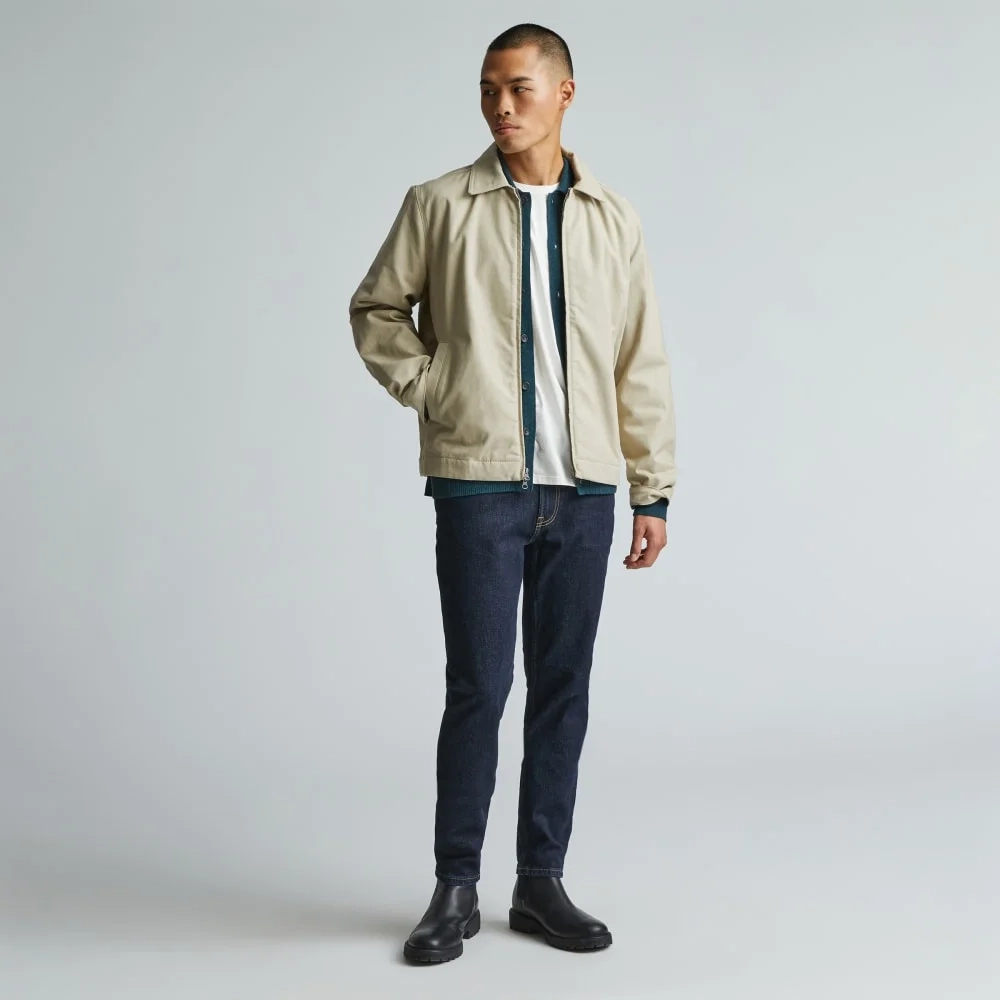 The Filled Canvas Jacket | Trench Coat Khaki (5)