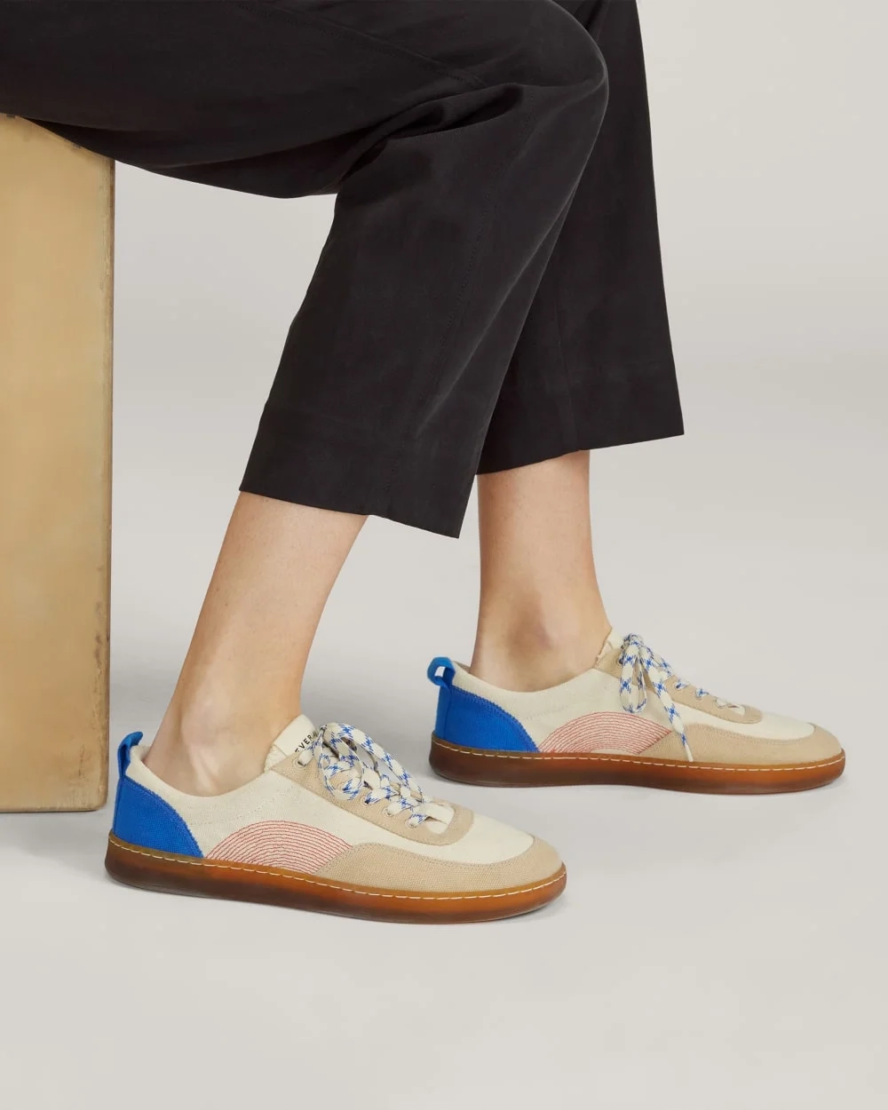 The Tread-Bare Sneaker | Canvas / Lapis Blue / Classic Red (5)
