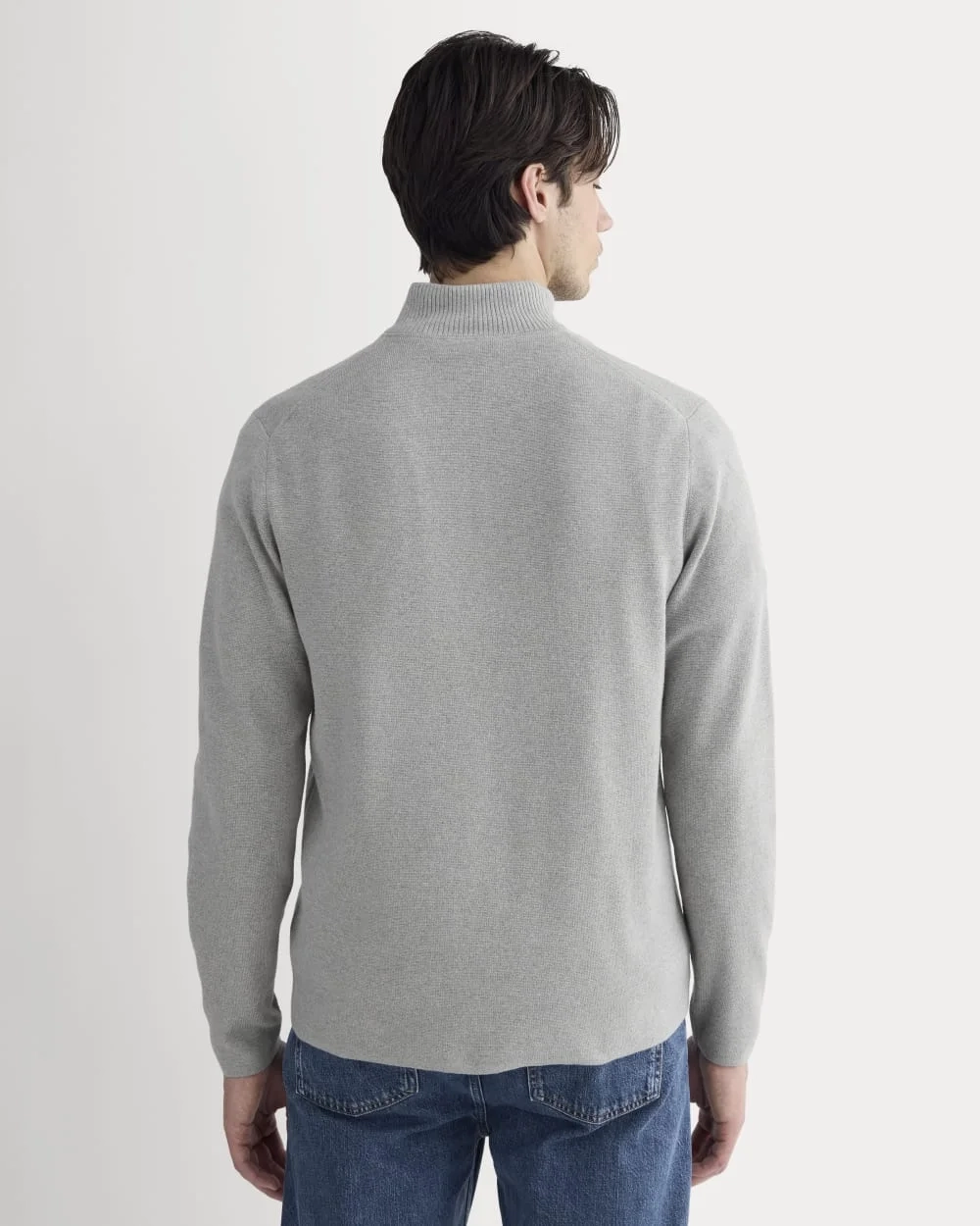 The No-Sweat Quarter-Zip |  Heathered Grey (5)