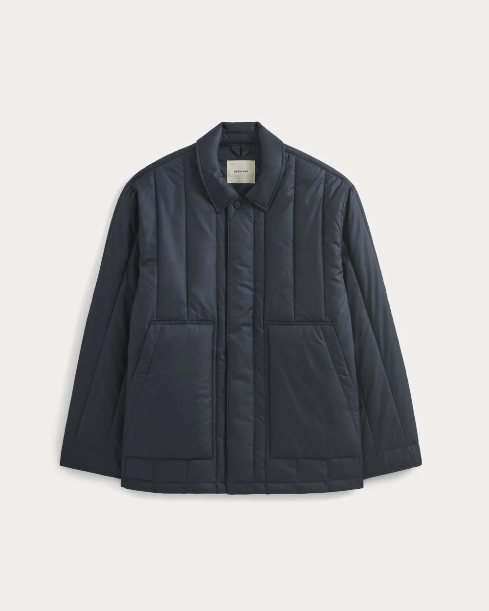 ReNew Vertical-Quilted Jacket | Navy (5)