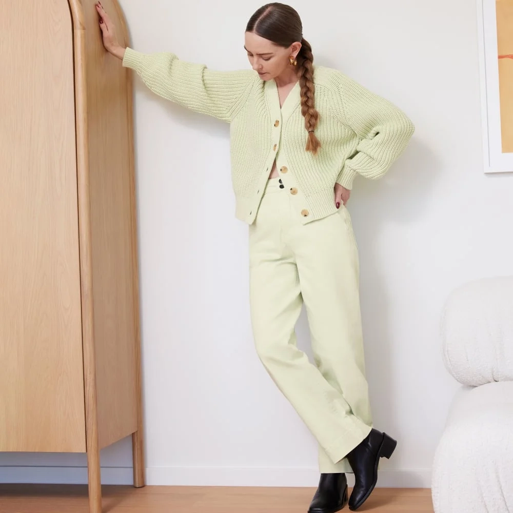 The Organic Wide-Leg Pant | Seafoam Green (7)