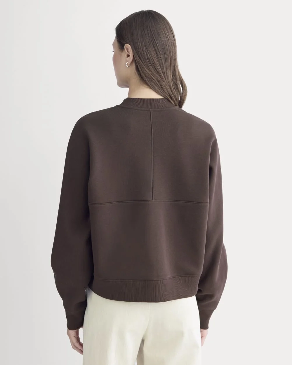 Luxe Fleece Bomber Jacket | Dark Chocolate (5)