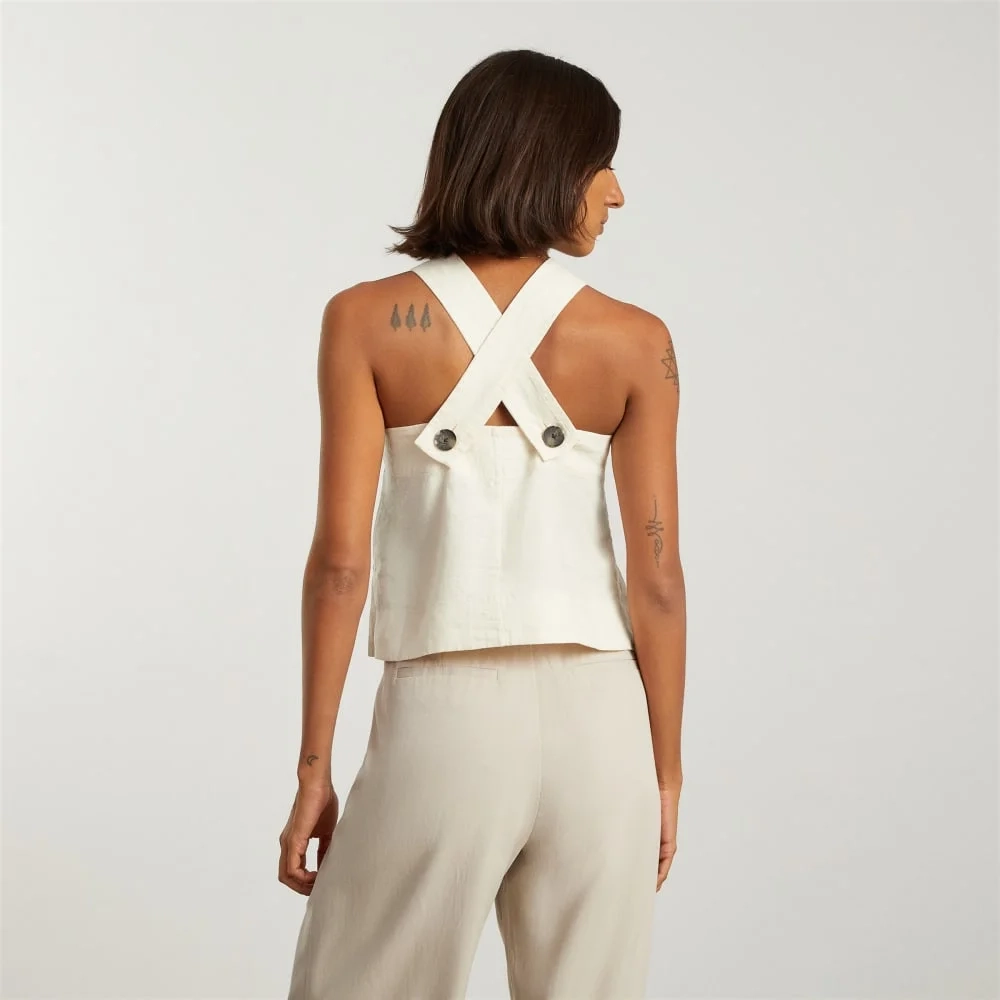 The Apron Linen Tank | Canvas (5)