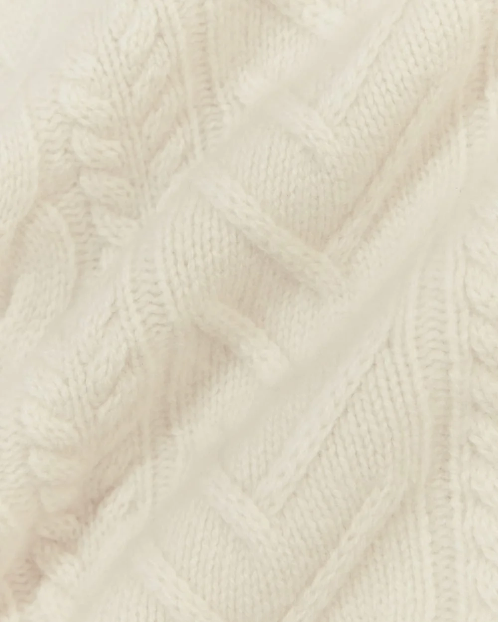 The Felted Merino Cable-Knit Crew | Bone (5)
