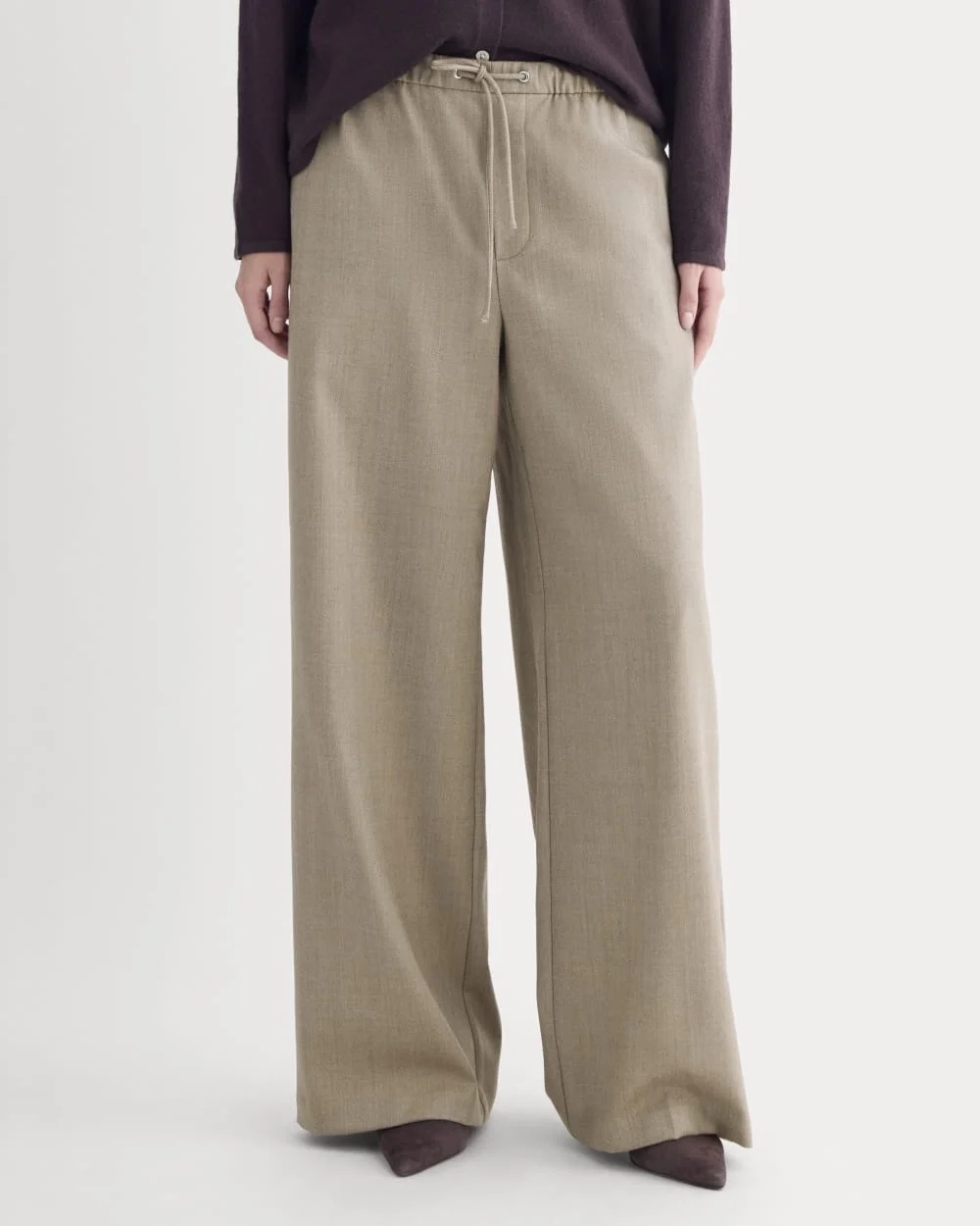The Pull-On Trouser in Tailor Twill | Light Taupe (4)