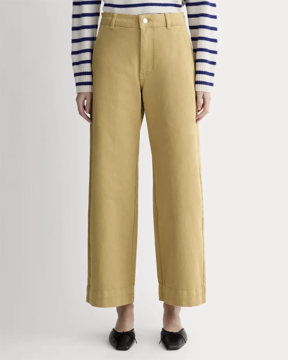 The Utility Wide-Leg Pant | Classic Khaki (4)