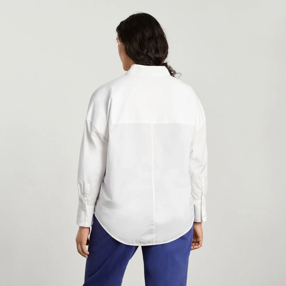 The Oversized Poplin Shirt | White (4)