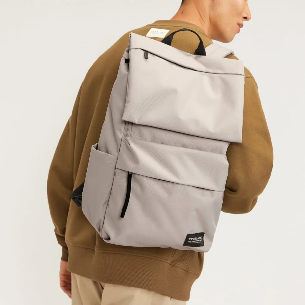 The ReNew Transit Backpack | Warm Quartz (with label) (5)