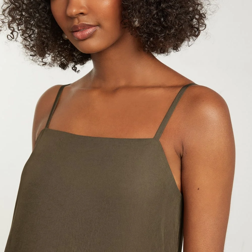 The Japanese GoWeave®  Slip Dress | Beech (4)