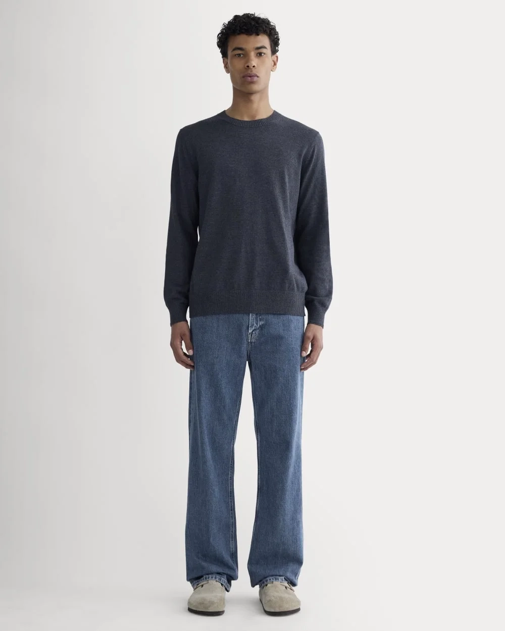 The No-Sweat Sweater | Uniform | Heathered Ash (3)