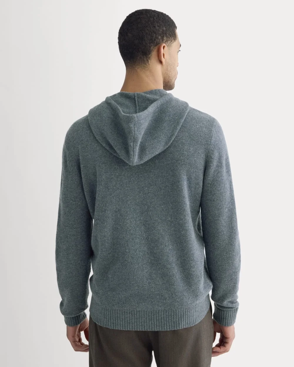 The Felted Merino Hoodie | Heather Midnight Navy (4)