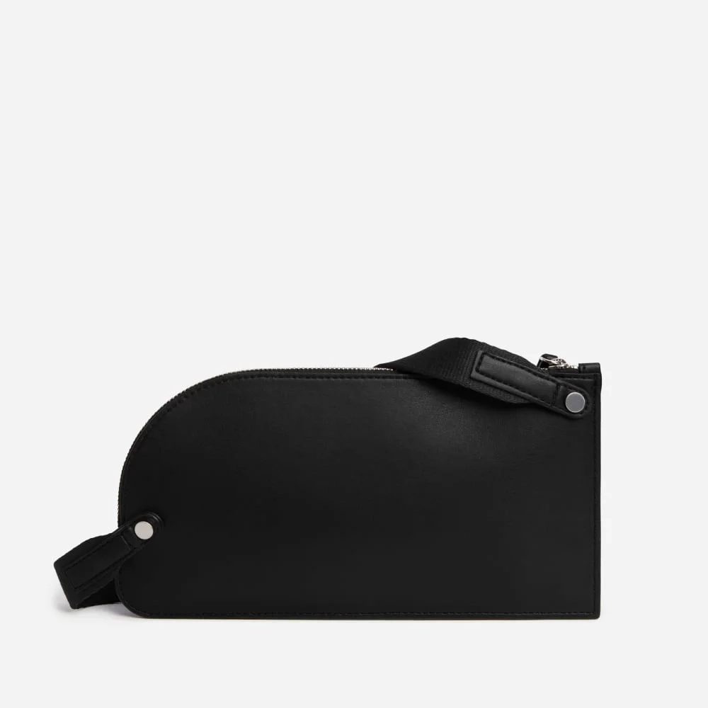 The Cactus Leather Sling Bag | Black (5)