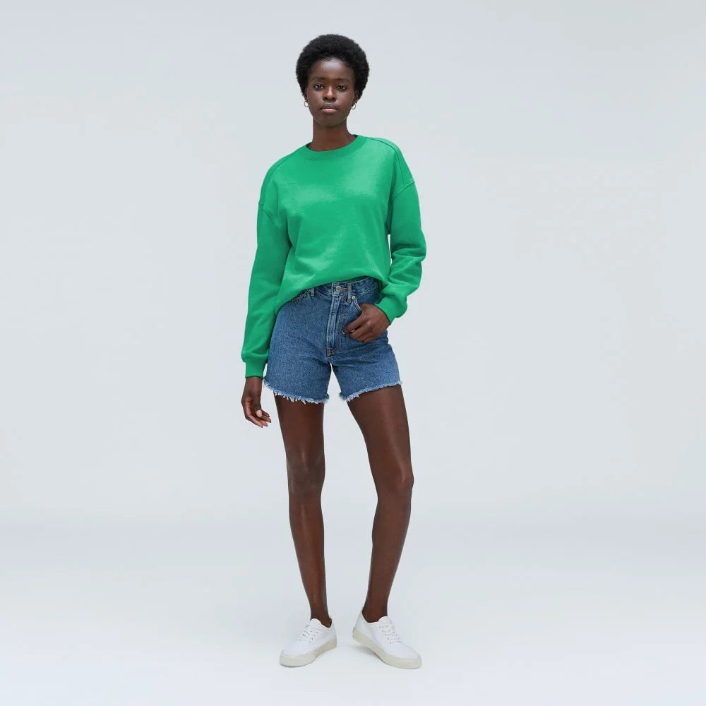 The Track Oversized Crew | Bright Jade (4)