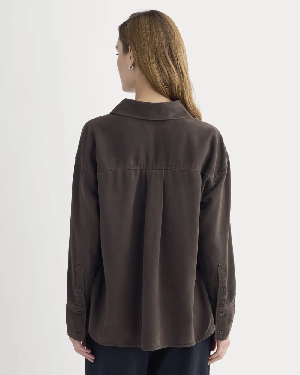 Boxy Shirt in Buttersoft | Coffee Bean (5)