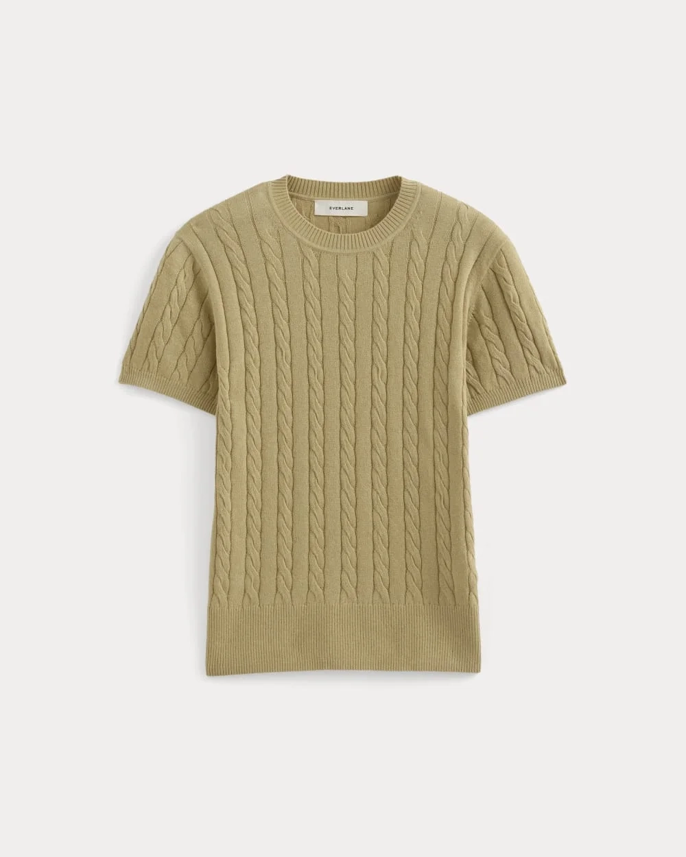 The Cable Crew in Cotton Cashmere | Classic Khaki (6)