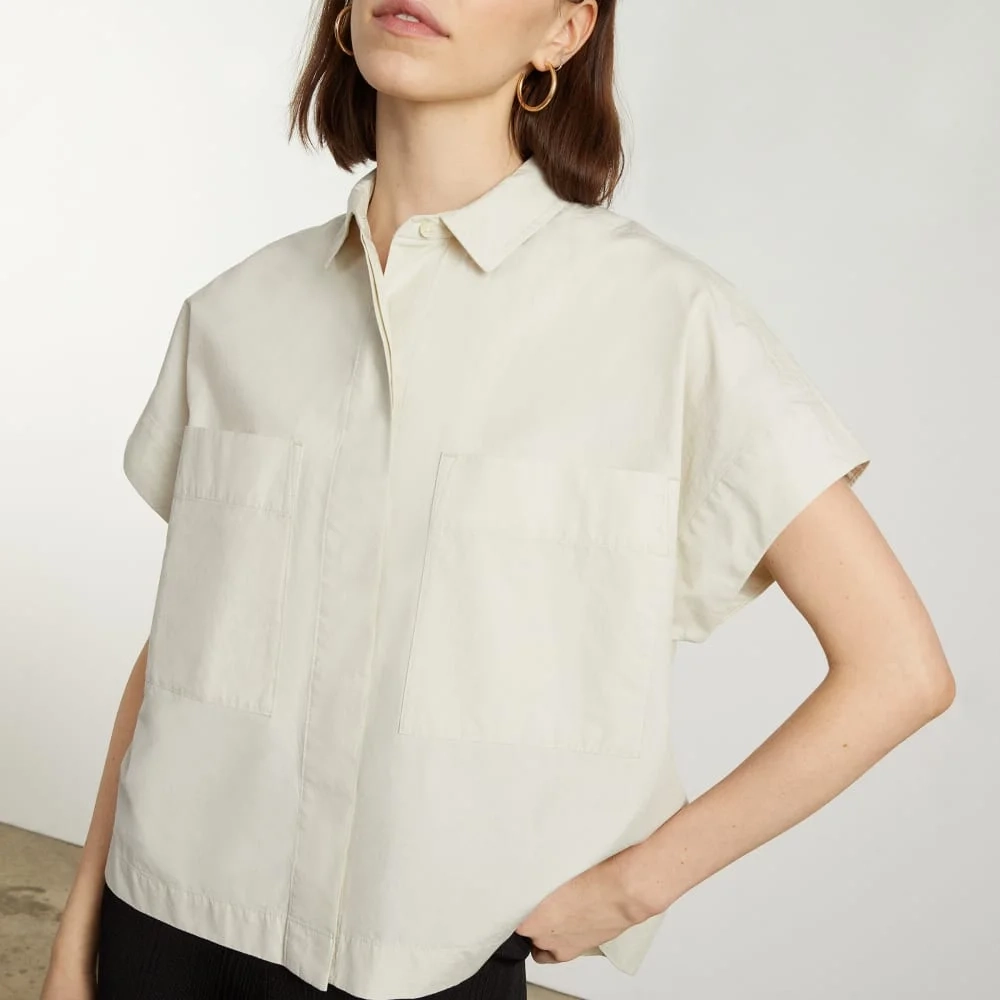 The Short-Sleeve Box Shirt | Sage (5)