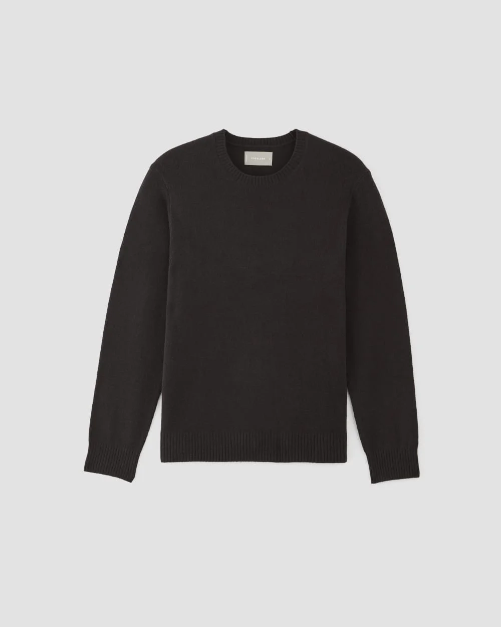 The Premium Merino Crew Neck Sweater | Black (4)