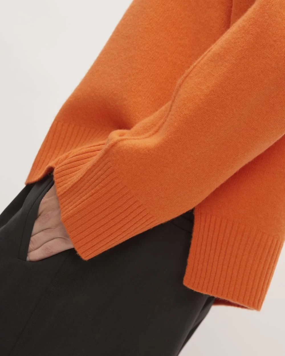 The Good Merino Wool Crewneck Sweater | Orange (3)