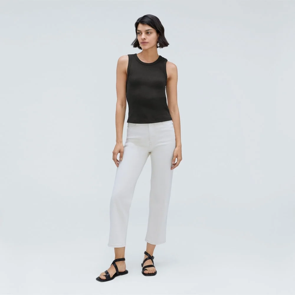 The Ribbed Cutout Tank | Black (4)