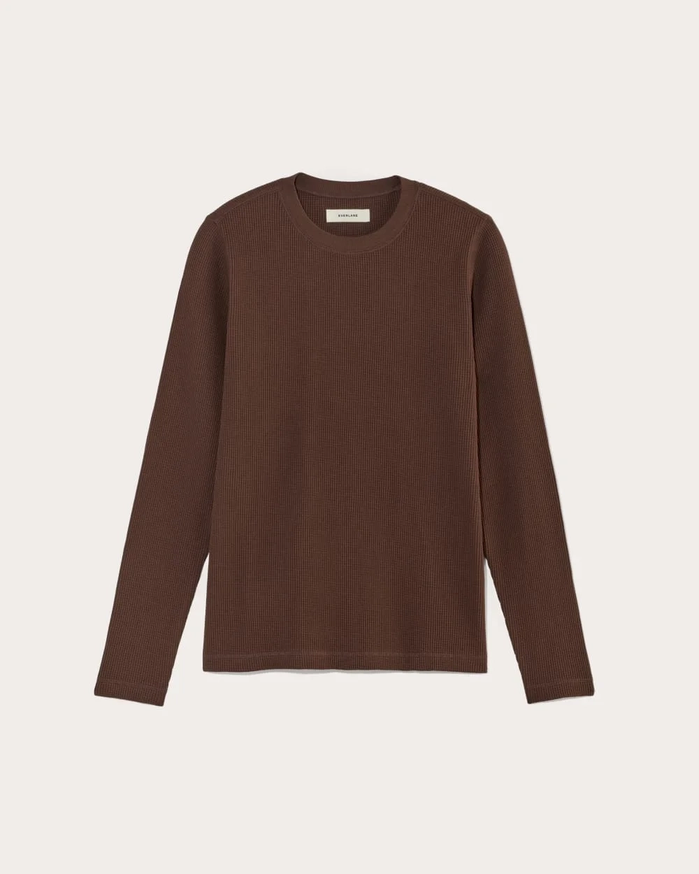 The Waffle Long-Sleeve Crew | Dark Mahogany (5)