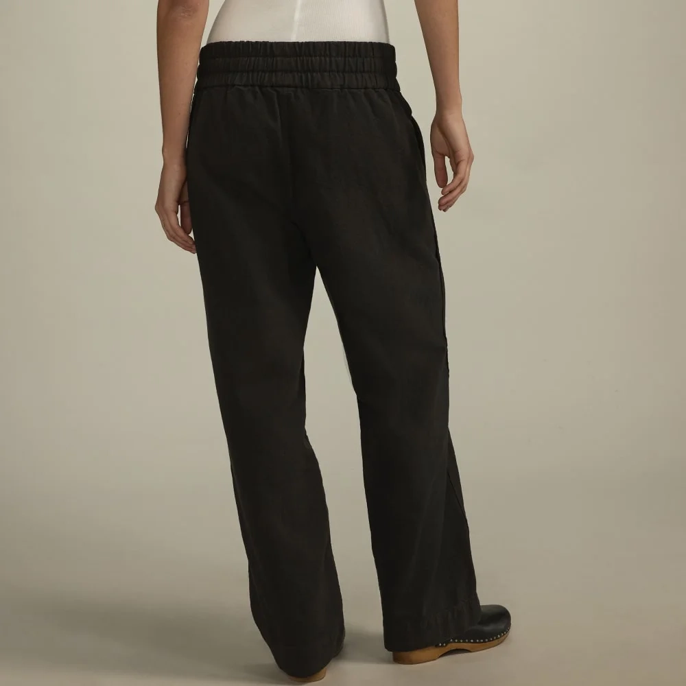 The Canvas Organic Cotton Pull-On Pant | Black (4)