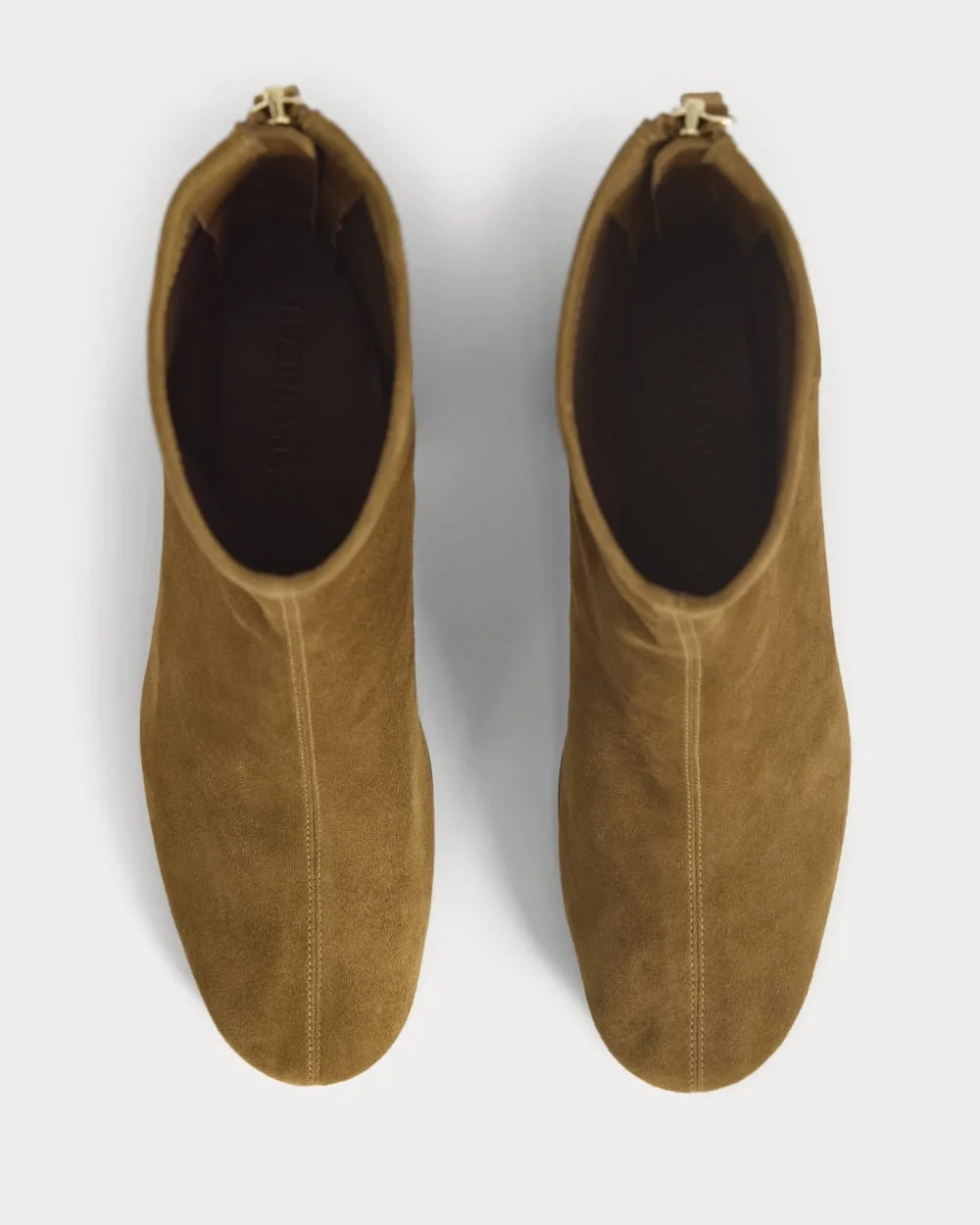 Leather Curved-Heel Boot | Russet (3)