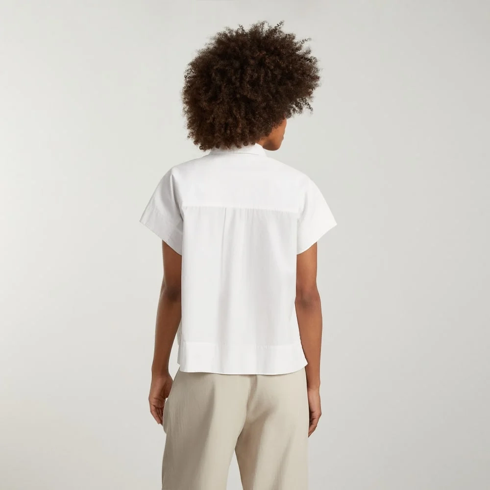The Short-Sleeve Box Shirt | White (3)
