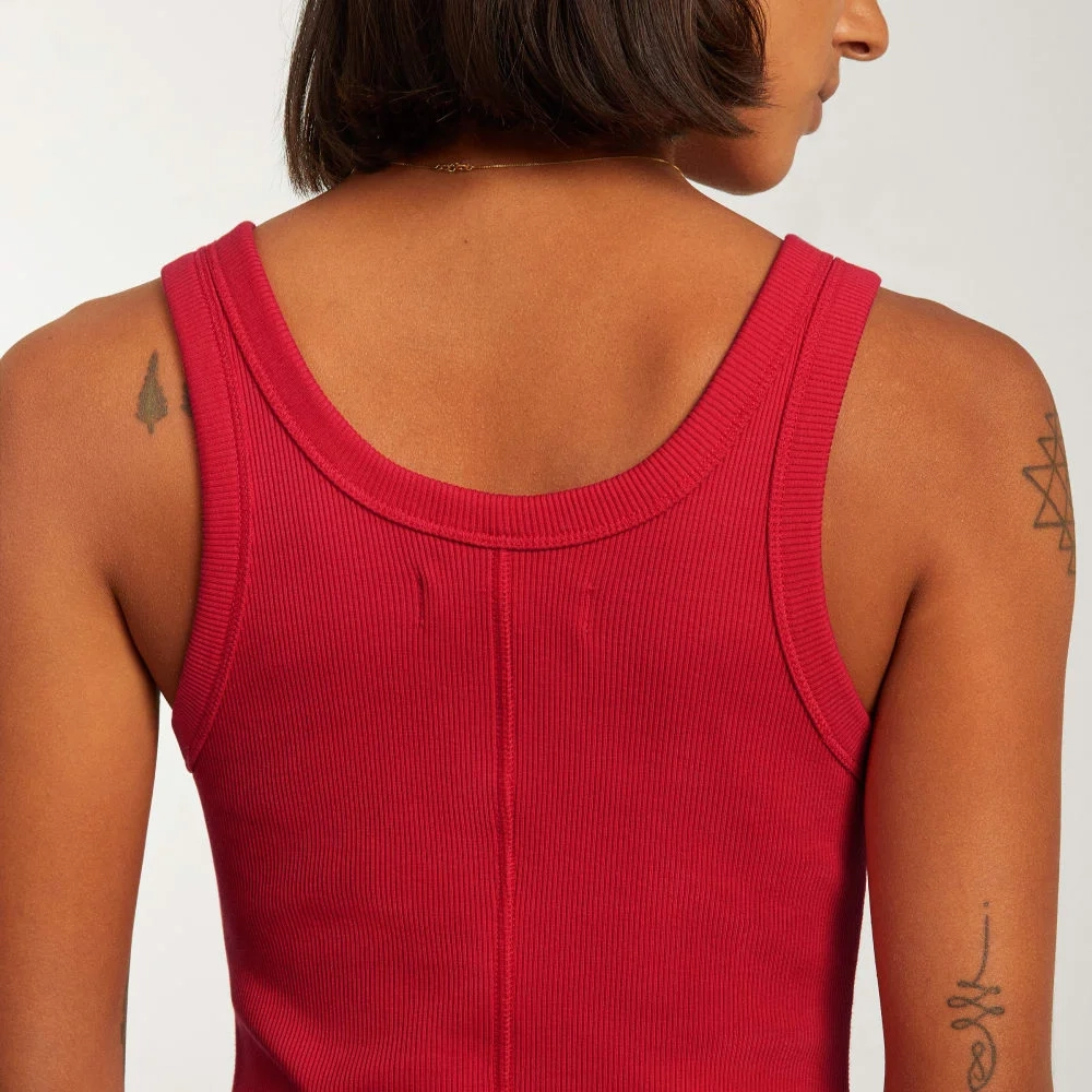 The ’90s Rib Dress | Goji Berry (6)