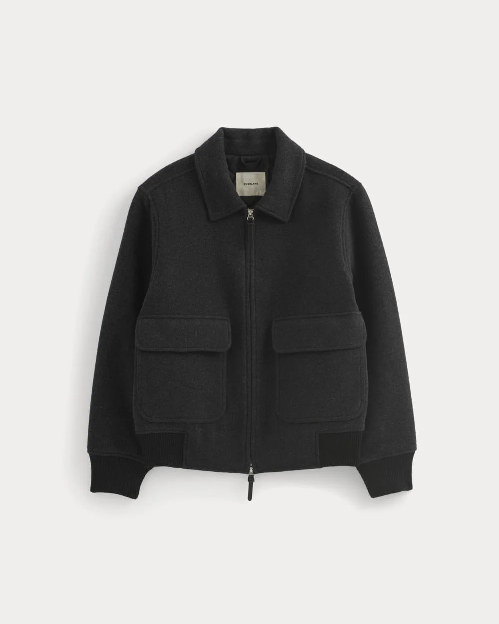 ReWool Flight Jacket | Heather Charcoal (5)