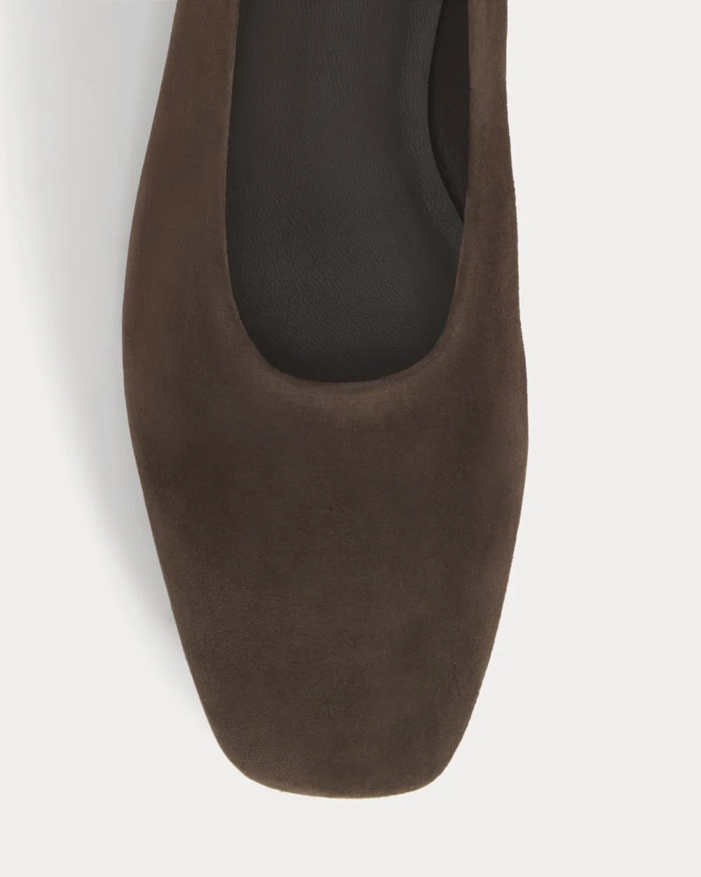Gallery Square-Toe Flat | Deep Brown (6)