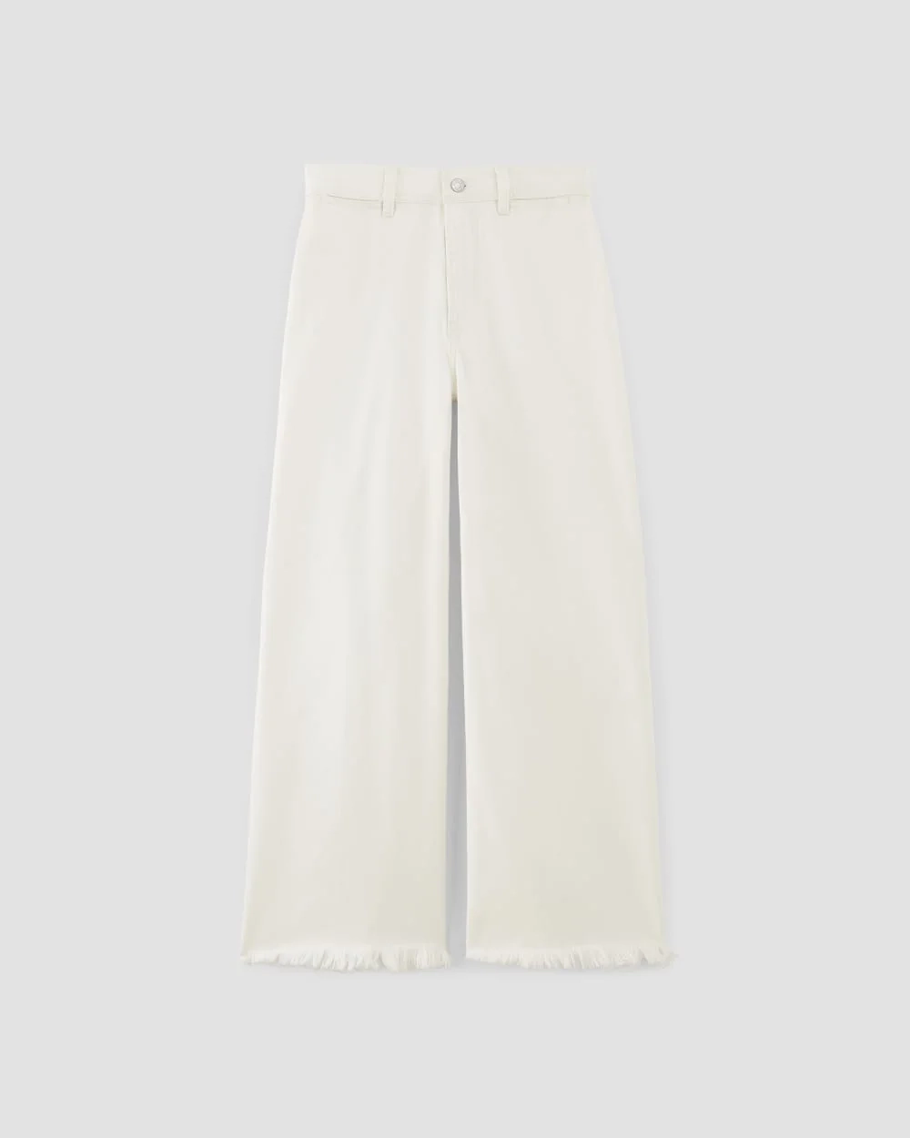 The Mariner Cropped Jean | Frayed Hem Bone (5)
