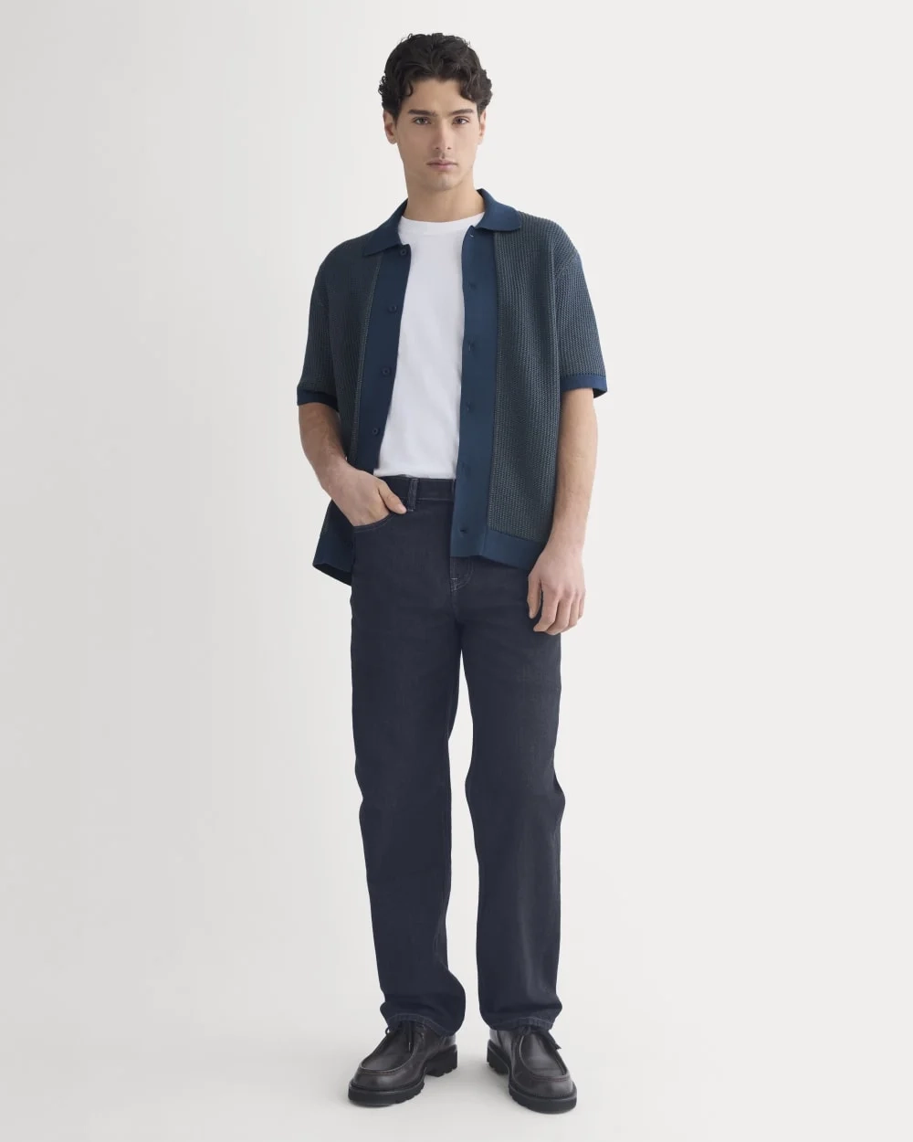 Button-Down Resort Polo | Midnight Navy/Kalamata (6)