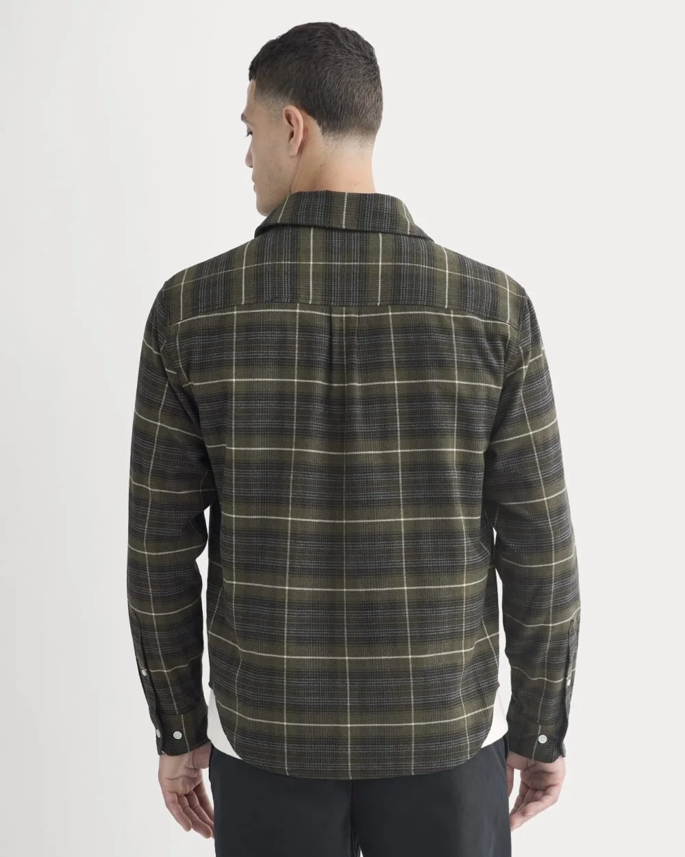 Brushed Flannel Shirt | Heather Beech (6)
