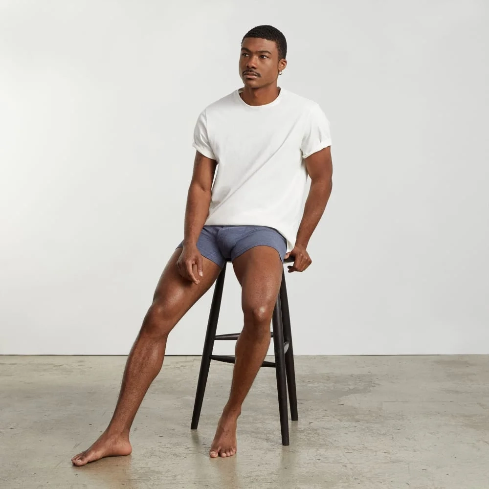 The Supima® Boxer Brief | Uniform | Heather Blue (5)