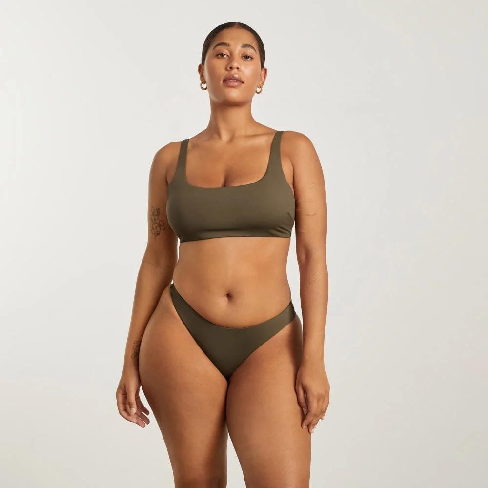 The Square-Neck Bikini Top | Beech (7)