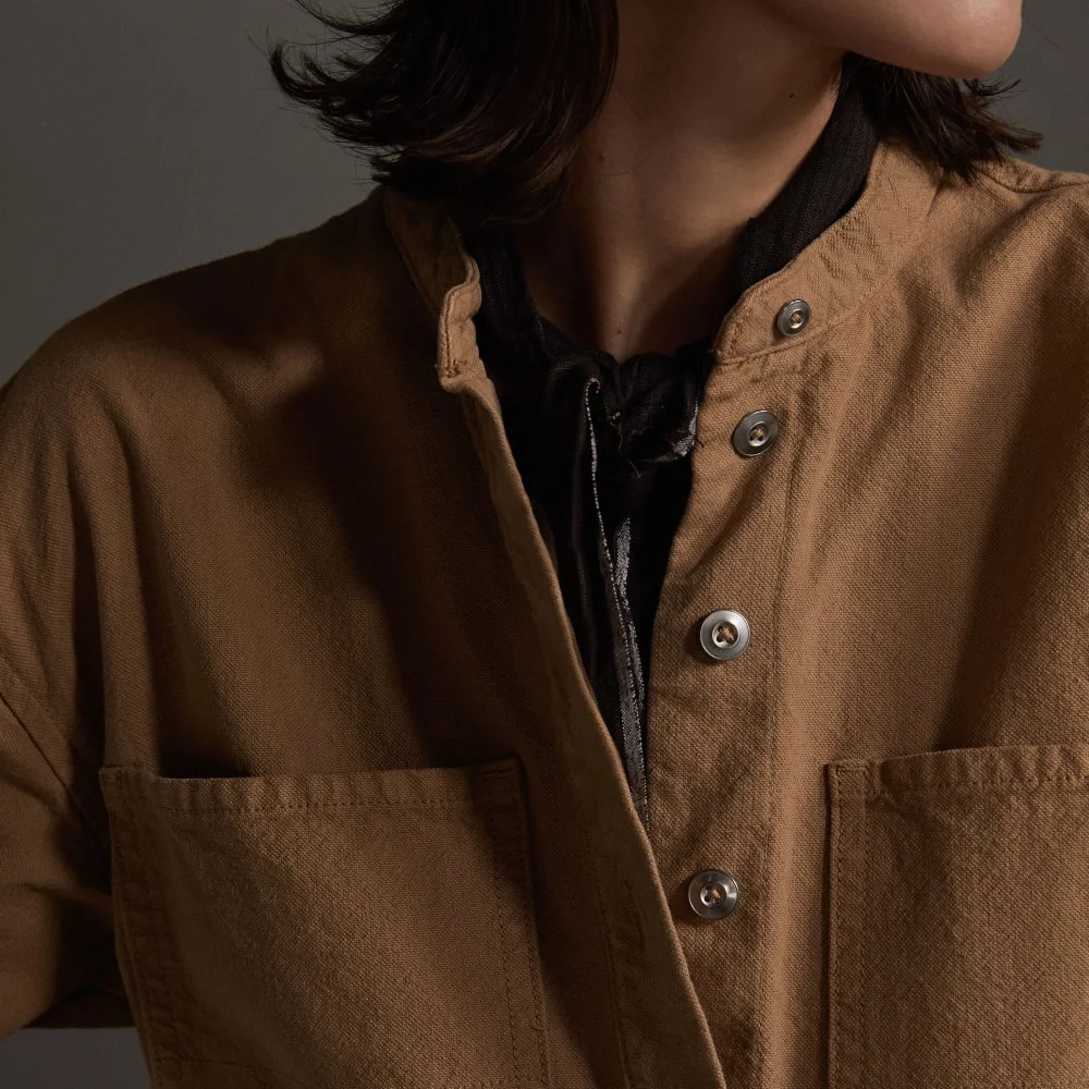 The Canvas Organic Cotton Coverall | Cappuccino (3)