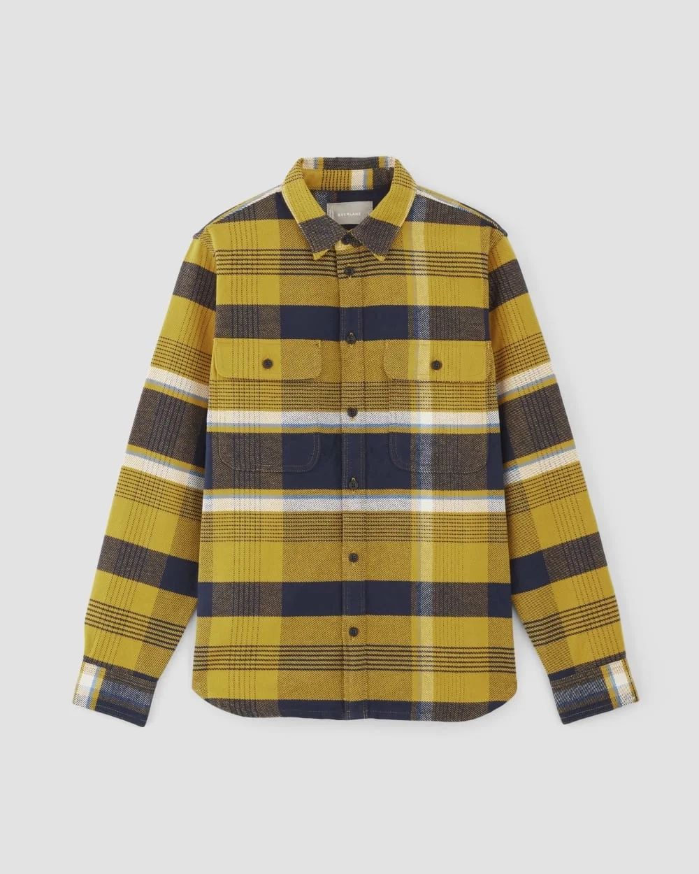 The Heavyweight Overshirt | Uniform | Honey / Heritage Blue / Navy / Bone (4)